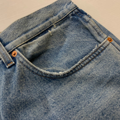 【中古品】【メンズ】 GUCCI グッチ SHELLEY LINE DENIM PANTS シェリーライン デニムパンツ ボトムス ジーンズ 152-261028-ss-15-teih サイズ：41 カラー：ライトブルー 万代Net店