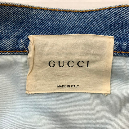 【中古品】【メンズ】 GUCCI グッチ SHELLEY LINE DENIM PANTS シェリーライン デニムパンツ ボトムス ジーンズ 152-261028-ss-15-teih サイズ：41 カラー：ライトブルー 万代Net店