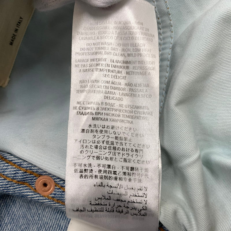 【中古品】【メンズ】 GUCCI グッチ SHELLEY LINE DENIM PANTS シェリーライン デニムパンツ ボトムス ジーンズ 152-261028-ss-15-teih サイズ：41 カラー：ライトブルー 万代Net店