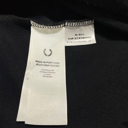【中古品】【メンズ】 FRED PERRY フレッドペリー TAPED TRACK JACKET J6231 テープド トラックジャケット ライトアウター 141-261020-yo-13-teih サイズ：S カラー：ブラック 万代Net店