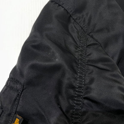 【中古品】【メンズ】 ALPHA INDUSTRIES アルファ インダストリーズ REVERSIBLE MA-1 JACKET 0615-00-573-8335 リバーシブル MA-1 ジャケット アウター 145-261020-yo-12-teih サイズ：XL カラー：ブラック/オレンジ 万代Net店