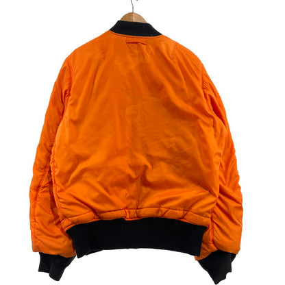【中古品】【メンズ】 ALPHA INDUSTRIES アルファ インダストリーズ REVERSIBLE MA-1 JACKET 0615-00-573-8335 リバーシブル MA-1 ジャケット アウター 145-261020-yo-12-teih サイズ：XL カラー：ブラック/オレンジ 万代Net店