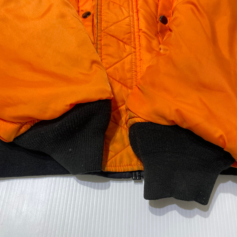 【中古品】【メンズ】 ALPHA INDUSTRIES アルファ インダストリーズ REVERSIBLE MA-1 JACKET 0615-00-573-8335 リバーシブル MA-1 ジャケット アウター 145-261020-yo-12-teih サイズ：XL カラー：ブラック/オレンジ 万代Net店