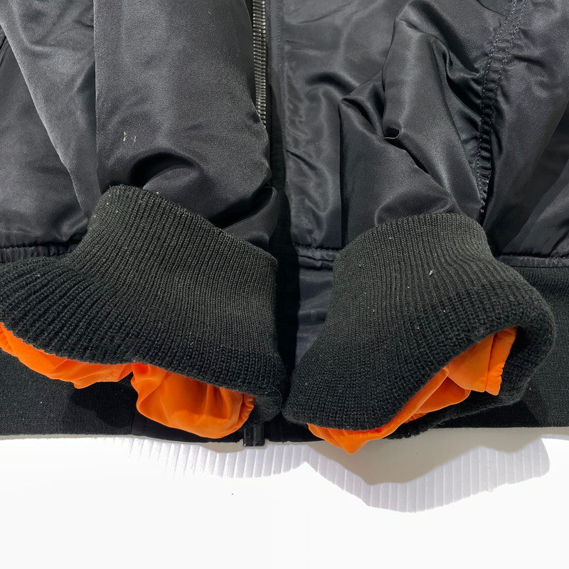 【中古品】【メンズ】 ALPHA INDUSTRIES アルファ インダストリーズ REVERSIBLE MA-1 JACKET 0615-00-573-8335 リバーシブル MA-1 ジャケット アウター 145-261020-yo-12-teih サイズ：XL カラー：ブラック/オレンジ 万代Net店