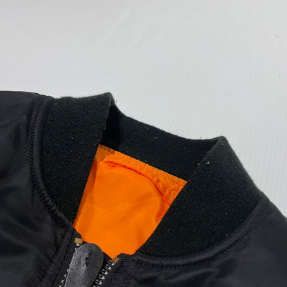 【中古品】【メンズ】 ALPHA INDUSTRIES アルファ インダストリーズ REVERSIBLE MA-1 JACKET 0615-00-573-8335 リバーシブル MA-1 ジャケット アウター 145-261020-yo-12-teih サイズ：XL カラー：ブラック/オレンジ 万代Net店