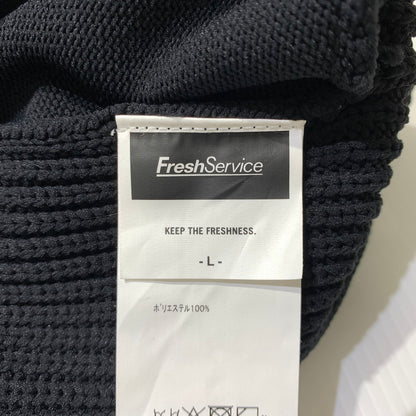 【中古品】【メンズ】 FreshService フレッシュサービス DELTA SLX CREW NECK KNIT デルタ ソロテックス クルーネック ニット トップス セーター 140-261028-ss-03-teih サイズ：L カラー：ブラック系 万代Net店