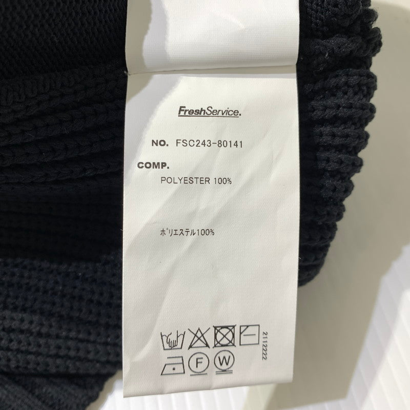【中古品】【メンズ】 FreshService フレッシュサービス DELTA SLX CREW NECK KNIT デルタ ソロテックス クルーネック ニット トップス セーター 140-261028-ss-03-teih サイズ：L カラー：ブラック系 万代Net店