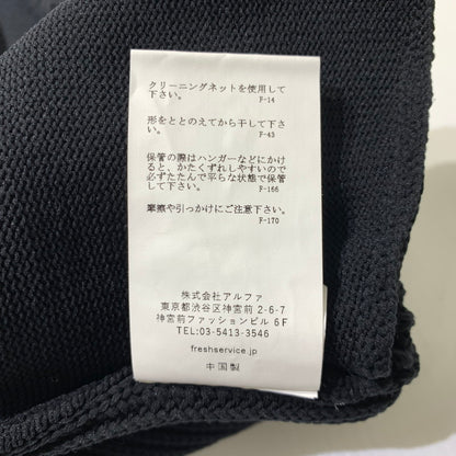 【中古品】【メンズ】 FreshService フレッシュサービス DELTA SLX CREW NECK KNIT デルタ ソロテックス クルーネック ニット トップス セーター 140-261028-ss-03-teih サイズ：L カラー：ブラック系 万代Net店