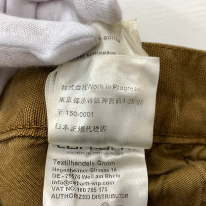 【中古品】【メンズ】 Carhartt カーハート OG DOUBLE KNEE PANT MADE IN TUNISIA オージー ダブルニーパンツ ボトムス チュニジア製 156-261028-ss-13-teih サイズ：S カラー：ブラウン 万代Net店
