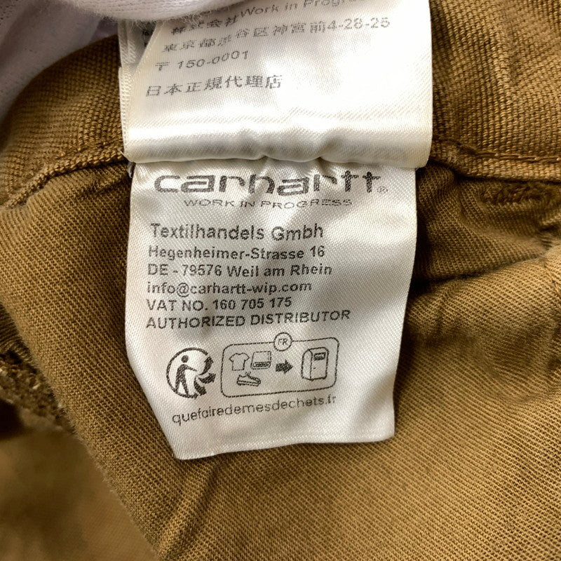 【中古品】【メンズ】 Carhartt カーハート OG DOUBLE KNEE PANT MADE IN TUNISIA オージー ダブルニーパンツ ボトムス チュニジア製 156-261028-ss-13-teih サイズ：S カラー：ブラウン 万代Net店