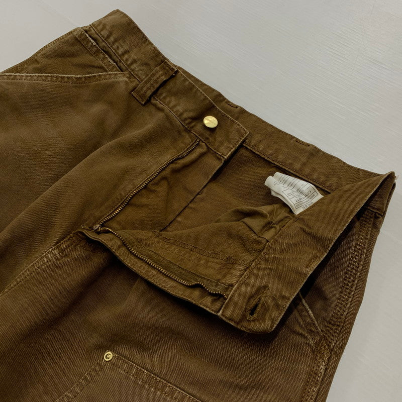 【中古品】【メンズ】 Carhartt カーハート OG DOUBLE KNEE PANT MADE IN TUNISIA オージー ダブルニーパンツ ボトムス チュニジア製 156-261028-ss-13-teih サイズ：S カラー：ブラウン 万代Net店