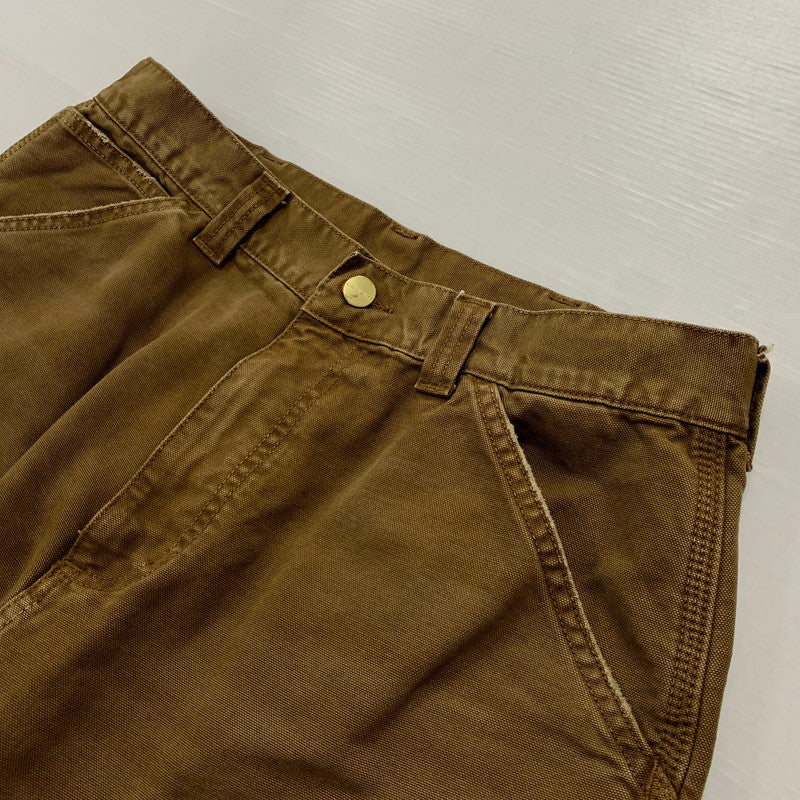 【中古品】【メンズ】 Carhartt カーハート OG DOUBLE KNEE PANT MADE IN TUNISIA オージー ダブルニーパンツ ボトムス チュニジア製 156-261028-ss-13-teih サイズ：S カラー：ブラウン 万代Net店