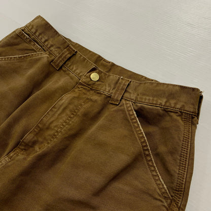 【中古品】【メンズ】 Carhartt カーハート OG DOUBLE KNEE PANT MADE IN TUNISIA オージー ダブルニーパンツ ボトムス チュニジア製 156-261028-ss-13-teih サイズ：S カラー：ブラウン 万代Net店