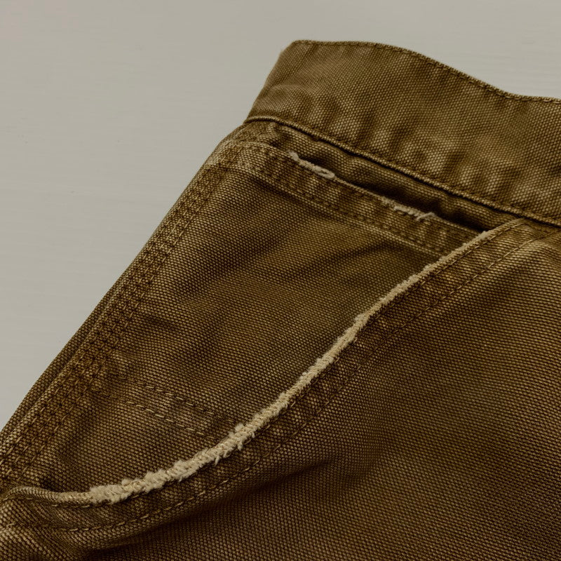 【中古品】【メンズ】 Carhartt カーハート OG DOUBLE KNEE PANT MADE IN TUNISIA オージー ダブルニーパンツ ボトムス チュニジア製 156-261028-ss-13-teih サイズ：S カラー：ブラウン 万代Net店