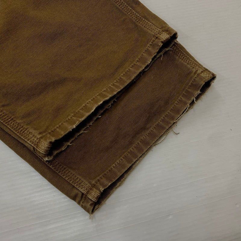 【中古品】【メンズ】 Carhartt カーハート OG DOUBLE KNEE PANT MADE IN TUNISIA オージー ダブルニーパンツ ボトムス チュニジア製 156-261028-ss-13-teih サイズ：S カラー：ブラウン 万代Net店