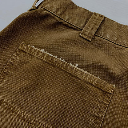 【中古品】【メンズ】 Carhartt カーハート OG DOUBLE KNEE PANT MADE IN TUNISIA オージー ダブルニーパンツ ボトムス チュニジア製 156-261028-ss-13-teih サイズ：S カラー：ブラウン 万代Net店