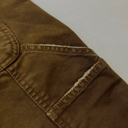 【中古品】【メンズ】 Carhartt カーハート OG DOUBLE KNEE PANT MADE IN TUNISIA オージー ダブルニーパンツ ボトムス チュニジア製 156-261028-ss-13-teih サイズ：S カラー：ブラウン 万代Net店