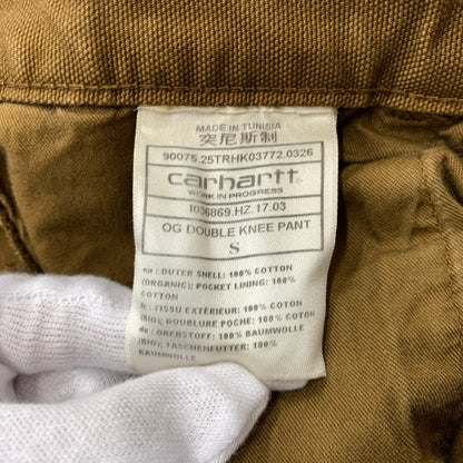 【中古品】【メンズ】 Carhartt カーハート OG DOUBLE KNEE PANT MADE IN TUNISIA オージー ダブルニーパンツ ボトムス チュニジア製 156-261028-ss-13-teih サイズ：S カラー：ブラウン 万代Net店