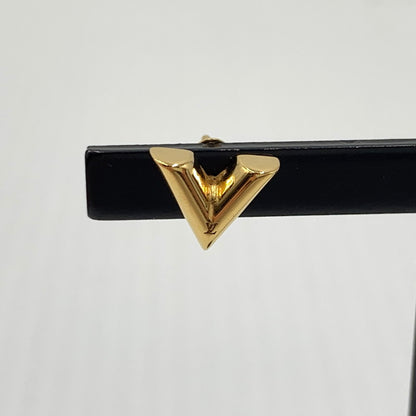 【中古品】【レディース】 LOUIS VUITTON ルイ・ヴィトン M68153 ピアス・エセンシャルV アクセサリー 179-261030-ko-03-teih カラー：ゴールドカラー 万代Net店