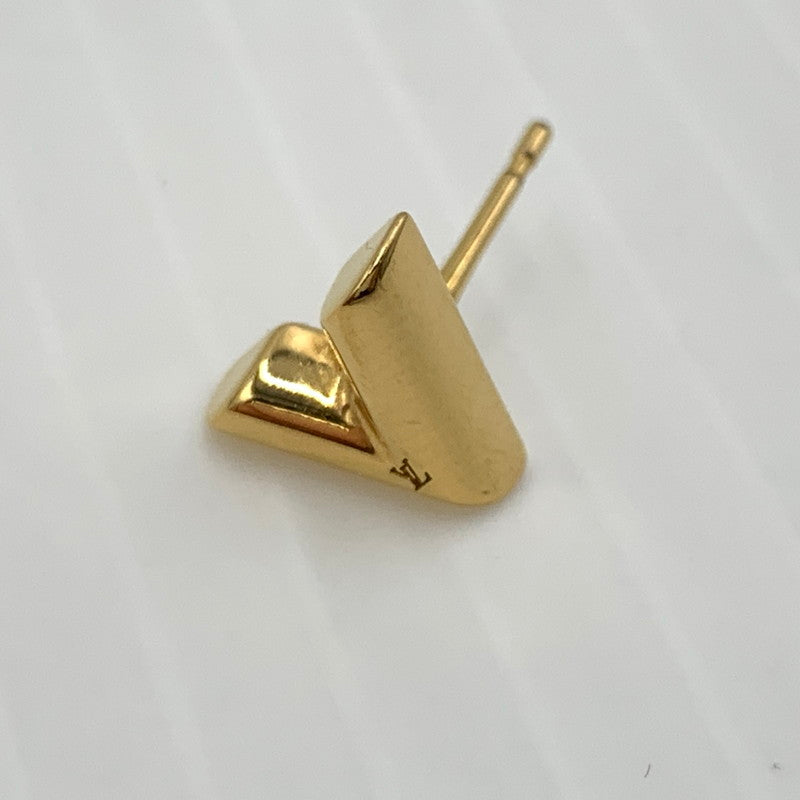 【中古品】【レディース】 LOUIS VUITTON ルイ・ヴィトン M68153 ピアス・エセンシャルV アクセサリー 179-261030-ko-03-teih カラー：ゴールドカラー 万代Net店
