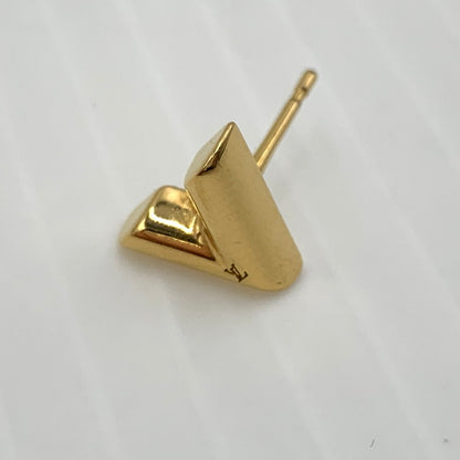 【中古品】【レディース】 LOUIS VUITTON ルイ・ヴィトン M68153 ピアス・エセンシャルV アクセサリー 179-261030-ko-03-teih カラー：ゴールドカラー 万代Net店