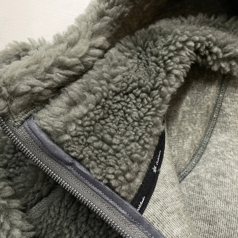 【中古品】【メンズ】 GOLDWIN ゴールドウィン BOA FLEECE JACKET GL30302P ボア フリース ジャケット アウター 144-261024-sa-17-teih サイズ：L カラー：グレー 万代Net店