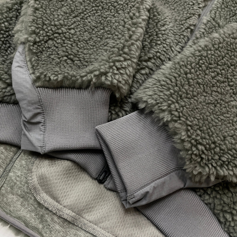 【中古品】【メンズ】 GOLDWIN ゴールドウィン BOA FLEECE JACKET GL30302P ボア フリース ジャケット アウター 144-261024-sa-17-teih サイズ：L カラー：グレー 万代Net店