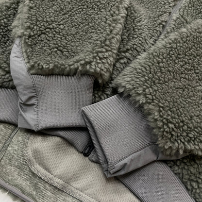 【中古品】【メンズ】 GOLDWIN ゴールドウィン BOA FLEECE JACKET GL30302P ボア フリース ジャケット アウター 144-261024-sa-17-teih サイズ：L カラー：グレー 万代Net店