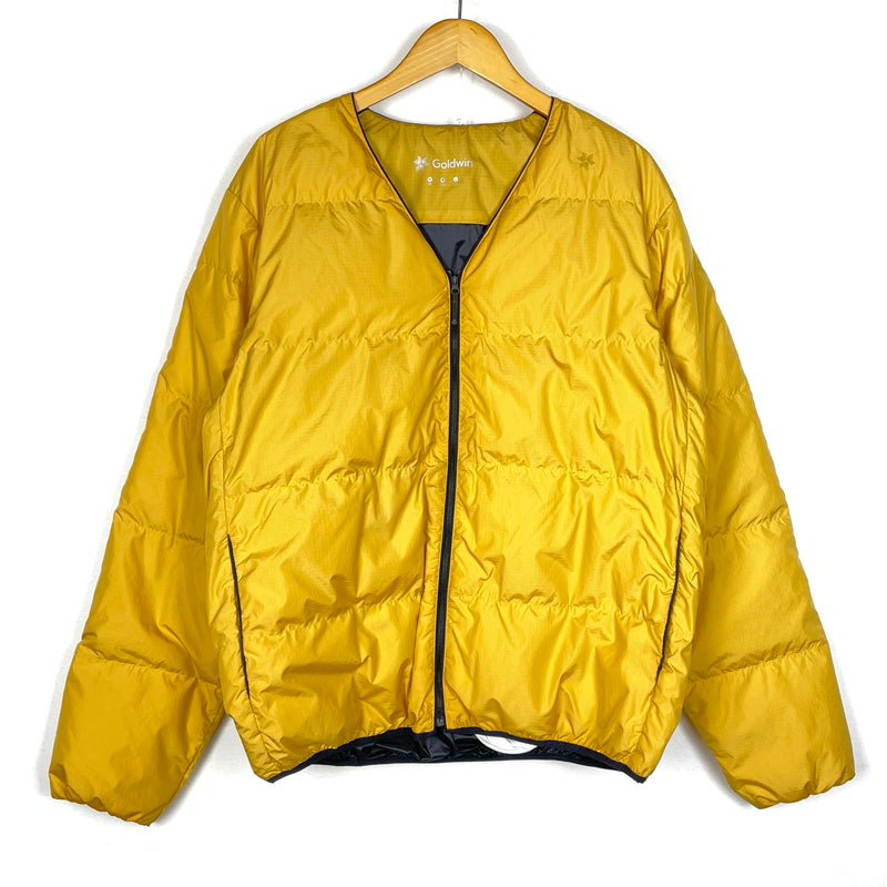 【中古品】【メンズ】 GOLDWIN ゴールドウィン GL21311P DOWN CARDIGAN ダウン カーディガン アウター 144-261027-sa-02-teih サイズ：L カラー：YALLOW 万代Net店