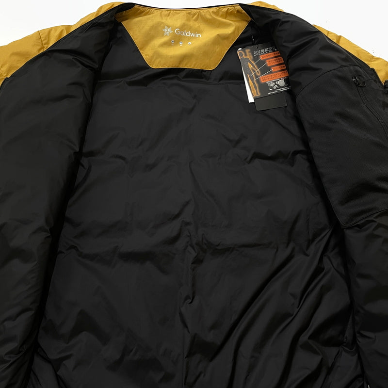 【中古品】【メンズ】 GOLDWIN ゴールドウィン GL21311P DOWN CARDIGAN ダウン カーディガン アウター 144-261027-sa-02-teih サイズ：L カラー：YALLOW 万代Net店