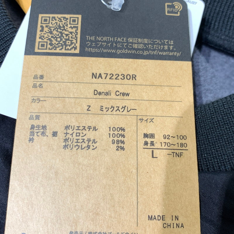 【中古品】【メンズ】 THE NORTH FACE ザ・ノースフェイス DENALI CREW NA72230R デナリクルー ジャケット ライトアウター プルオーバー フリース ナイロン 144-261025-ko-15-teih サイズ：L カラー：ミックスグレー 万代Net店