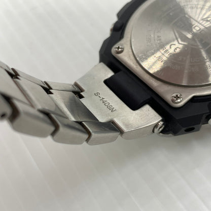 【中古品】【メンズ】 G-SHOCK ジーショック G-STEEL GST-W100 SERIES GST-W110D-1A9JF Gスティール タフソーラー 電波腕時計 ウォッチ 196-261024-ko-05-teih カラー：シルバー/ブラック/ゴールド 万代Net店