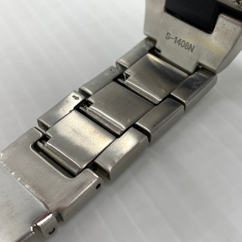 【中古品】【メンズ】 G-SHOCK ジーショック G-STEEL GST-W100 SERIES GST-W110D-1A9JF Gスティール タフソーラー 電波腕時計 ウォッチ 196-261024-ko-05-teih カラー：シルバー/ブラック/ゴールド 万代Net店