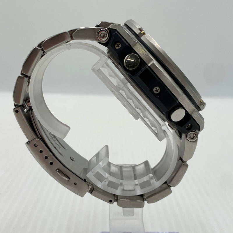 【中古品】【メンズ】 G-SHOCK ジーショック G-STEEL GST-W100 SERIES GST-W110D-1A9JF Gスティール タフソーラー 電波腕時計 ウォッチ 196-261024-ko-05-teih カラー：シルバー/ブラック/ゴールド 万代Net店