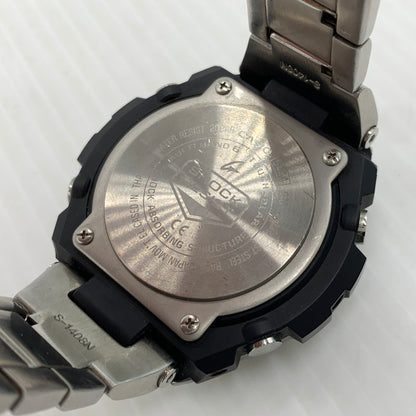 【中古品】【メンズ】 G-SHOCK ジーショック G-STEEL GST-W100 SERIES GST-W110D-1A9JF Gスティール タフソーラー 電波腕時計 ウォッチ 196-261024-ko-05-teih カラー：シルバー/ブラック/ゴールド 万代Net店