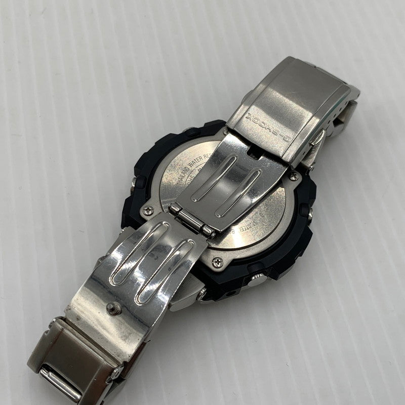 【中古品】【メンズ】 G-SHOCK ジーショック G-STEEL GST-W100 SERIES GST-W110D-1A9JF Gスティール タフソーラー 電波腕時計 ウォッチ 196-261024-ko-05-teih カラー：シルバー/ブラック/ゴールド 万代Net店