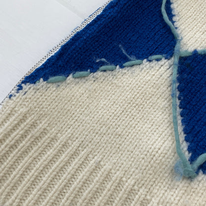 【現状渡し品】【メンズ】 SHU.HOMME FEMM シュウ オム フェム 19AW INTERSTATE ARGYLE 2019年秋冬 イールトウ アーガイル アウター 140-261024-sa-19-teih サイズ：不明 カラー：アイボリー 万代Net店