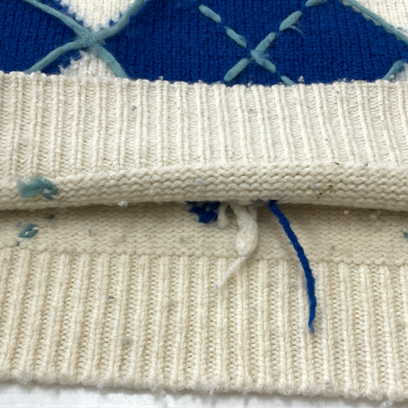 【現状渡し品】【メンズ】 SHU.HOMME FEMM シュウ オム フェム 19AW INTERSTATE ARGYLE 2019年秋冬 イールトウ アーガイル アウター 140-261024-sa-19-teih サイズ：不明 カラー：アイボリー 万代Net店