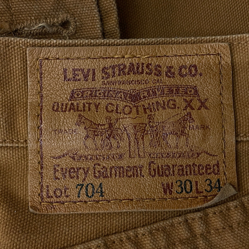 【現状渡し品】【メンズ】 LEVI’S リーバイス 90’s 704XX BIGE 704-34 90年代 ロット704 ビッグイー ボトムス ジーンズ 156-261024-sa-23-teih サイズ：30 カラー：ブラウン 万代Net店