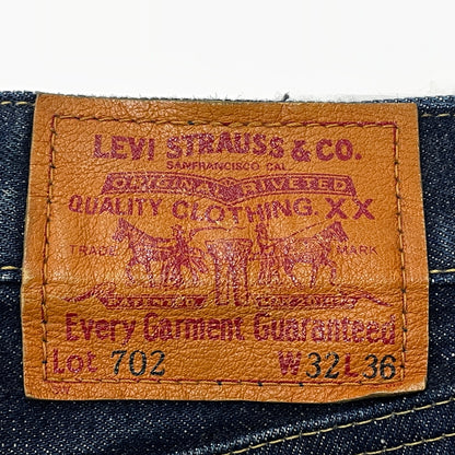【中古品】【メンズ】 LEVI’S リーバイス SELVEDGE DENIM JEANS WITH CINCH BACK & BIG E 702-XX セルヴィッチ デニム ジーンズ ウィズ シンチバック アンド ビッグイー ボトムス ジーンズ 156-261024-sa-21-teih サイズ：32 カラー：インディゴ 万代Net店