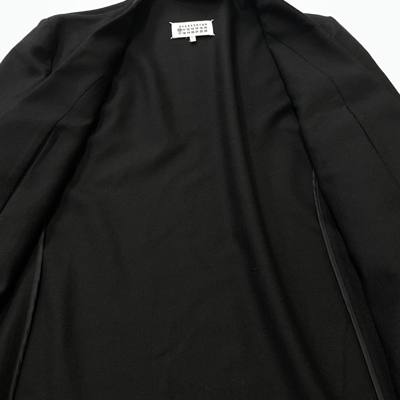 【中古品】【メンズ】 MAISON MARGIELA メゾン マルジェラ 17AW WOOL FLANNEL SET UP 2017秋冬 ウール フランネル セットアップ 141-261024-sa-01-teih サイズ：48-46 カラー：ブラック 万代Net店