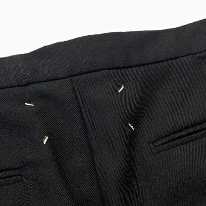 【中古品】【メンズ】 MAISON MARGIELA メゾン マルジェラ 17AW WOOL FLANNEL SET UP 2017秋冬 ウール フランネル セットアップ 141-261024-sa-01-teih サイズ：48-46 カラー：ブラック 万代Net店
