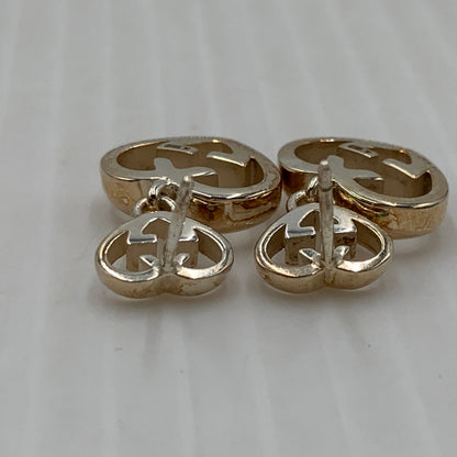 【中古品】【レディース】 GUCCI グッチ インターロッキングG ハートスイング ピアス アクセサリー Ag925 182-261024-ko-03-teih カラー：シルバー 万代Net店
