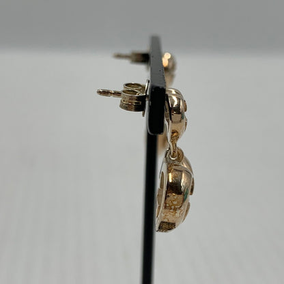 【中古品】【レディース】 GUCCI グッチ インターロッキングG ハートスイング ピアス アクセサリー Ag925 182-261024-ko-03-teih カラー：シルバー 万代Net店