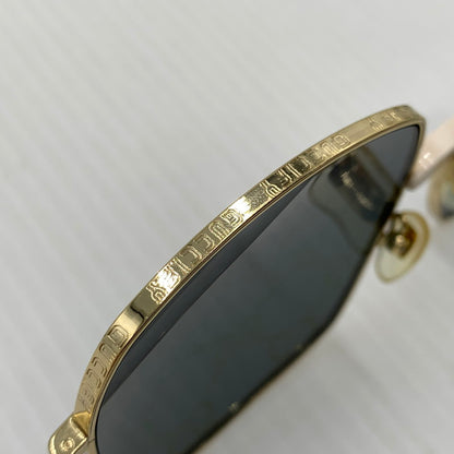 【中古品】【メンズ】 GUCCI グッチ SQUARE FRAME SUNGLASSES GG0414S 003 スクエア フレーム サングラス アイウェア 203-261024-ko-08-teih サイズ：60□17-140 カラー：ゴールドカラーフレーム 万代Net店
