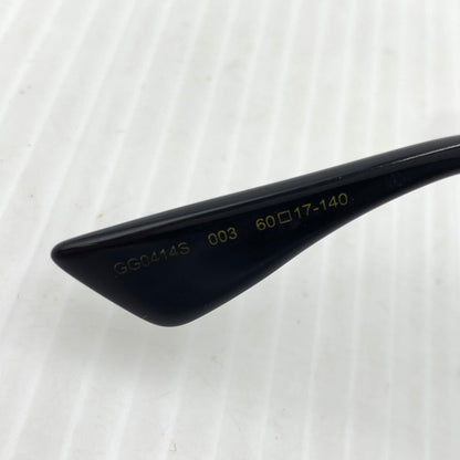 【中古品】【メンズ】 GUCCI グッチ SQUARE FRAME SUNGLASSES GG0414S 003 スクエア フレーム サングラス アイウェア 203-261024-ko-08-teih サイズ：60□17-140 カラー：ゴールドカラーフレーム 万代Net店