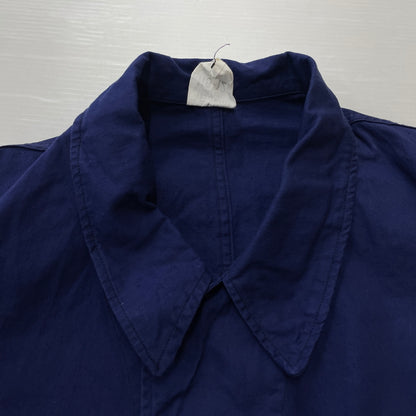 【中古品】【メンズ】 FRENCH ARMY フレンチ アーミー 60's VINTAGE MECHANIC COAT 60年代 ヴィンテージ メカニック コート アウター 145-261024-sa-04-teih サイズ：116-120 カラー：ネイビー 万代Net店