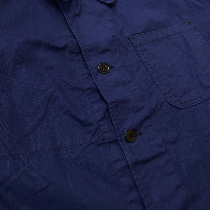 【中古品】【メンズ】 FRENCH ARMY フレンチ アーミー 60's VINTAGE MECHANIC COAT 60年代 ヴィンテージ メカニック コート アウター 145-261024-sa-04-teih サイズ：116-120 カラー：ネイビー 万代Net店