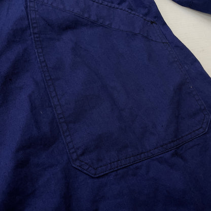 【中古品】【メンズ】 FRENCH ARMY フレンチ アーミー 60's VINTAGE MECHANIC COAT 60年代 ヴィンテージ メカニック コート アウター 145-261024-sa-04-teih サイズ：116-120 カラー：ネイビー 万代Net店