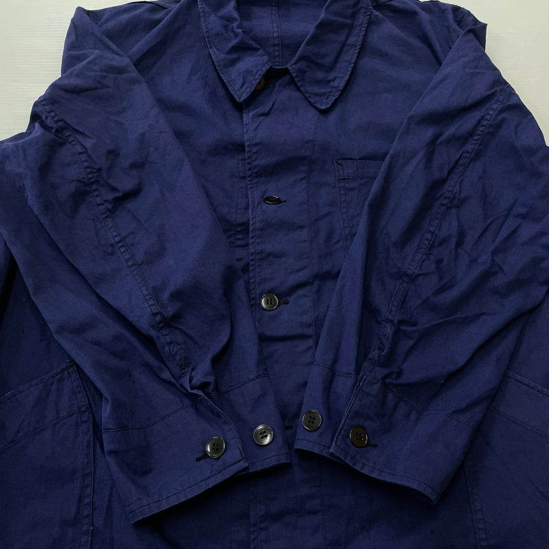 【中古品】【メンズ】 FRENCH ARMY フレンチ アーミー 60's VINTAGE MECHANIC COAT 60年代 ヴィンテージ メカニック コート アウター 145-261024-sa-04-teih サイズ：116-120 カラー：ネイビー 万代Net店